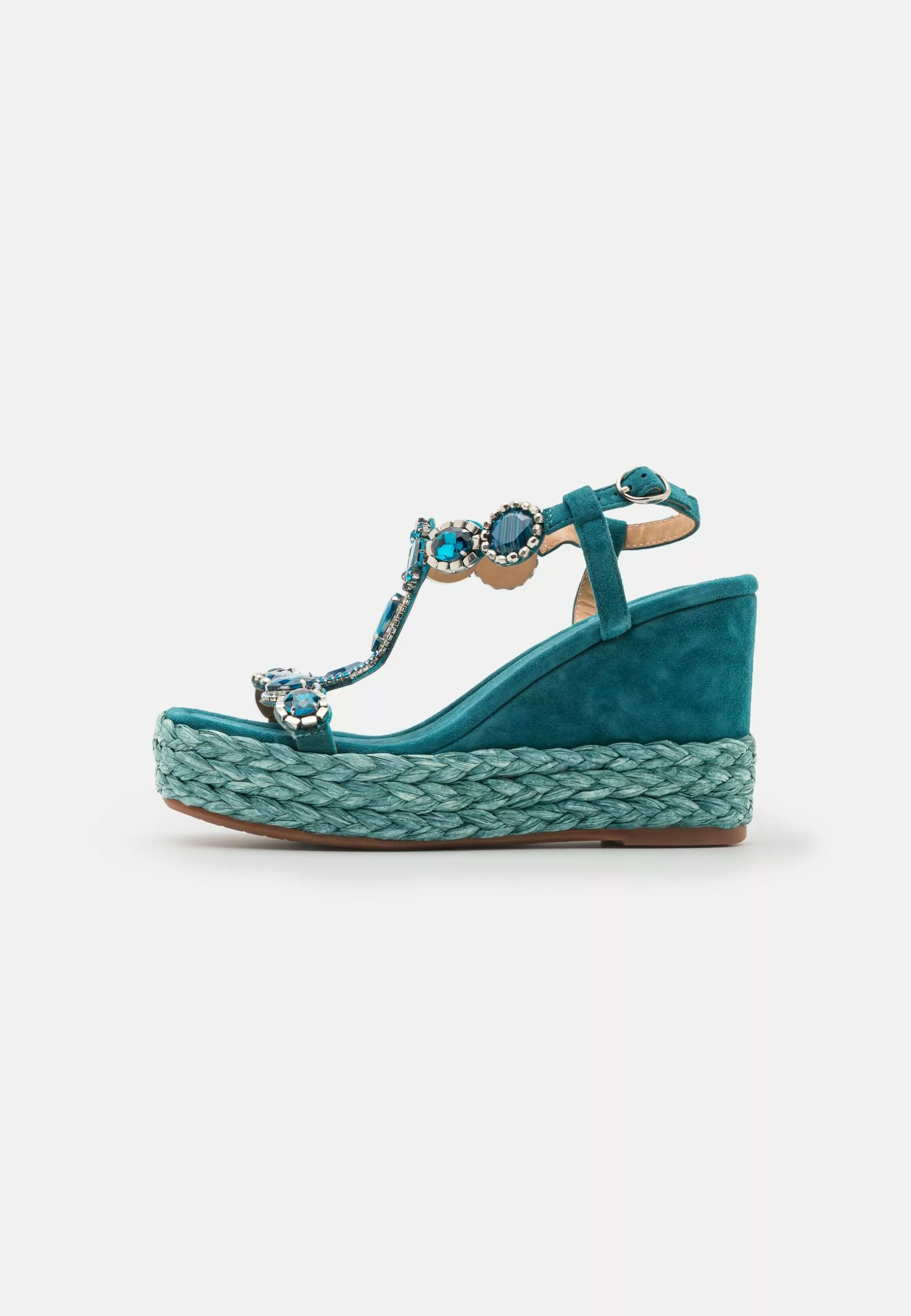 Alma En Pena Sandalen Met Sleehak - Ocean 4 Alma En Pena Sandalen Met Sleehak - Ocean - Afbeelding 2