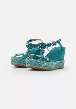 Alma En Pena Sandalen Met Sleehak - Ocean 10 Alma En Pena Sandalen Met Sleehak - Ocean -Alma En Pena Winkel 159b738cdbdc405bb4e9716af91c6437
