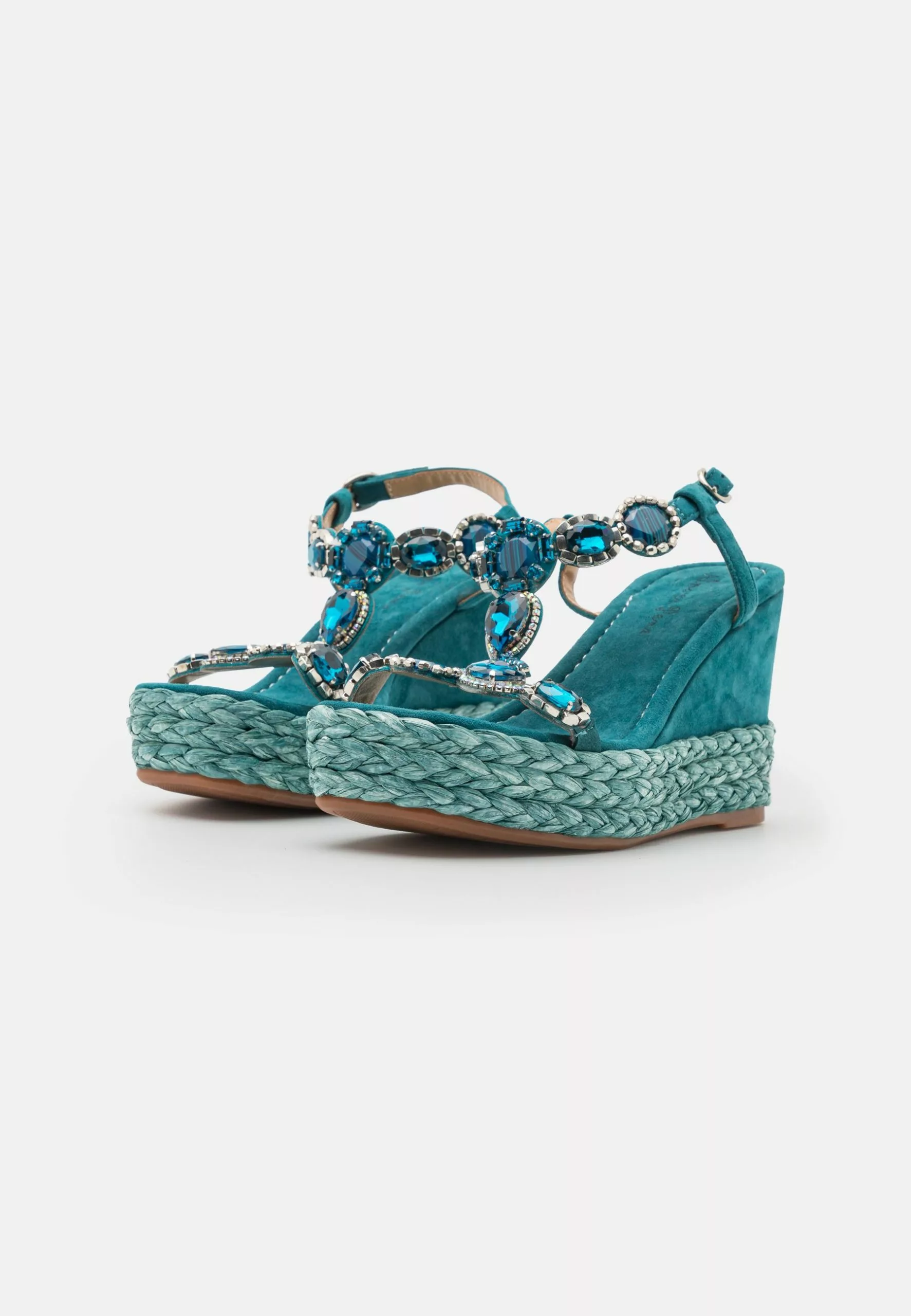 Alma En Pena Sandalen Met Sleehak - Ocean 5 Alma En Pena Sandalen Met Sleehak - Ocean - Afbeelding 3