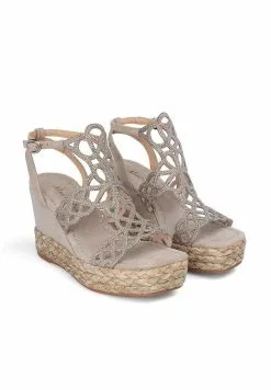 Alma En Pena Hernandez - Sandalen Met Sleehak - Gris -Alma En Pena Winkel 1f7061ce995f44d0b8dddaca467b9caa