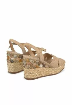 Alma En Pena Senosiain - Sandalen Met Sleehak - Arena -Alma En Pena Winkel 1f897a26286b4f00a407cca6a6189b58