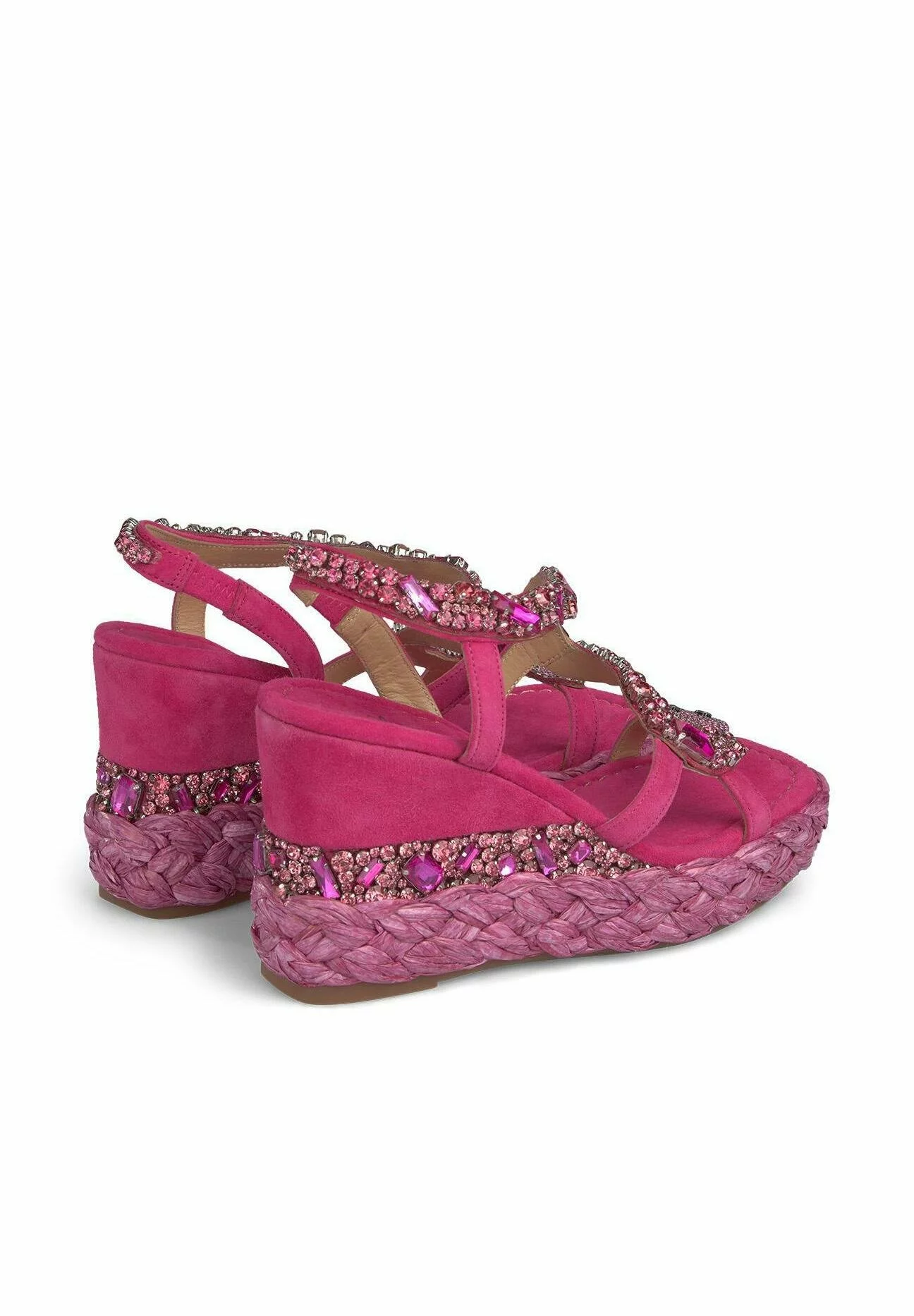 Alma En Pena Vera - Sandalen Met Sleehak - Rosa 5 Alma En Pena Vera - Sandalen Met Sleehak - Rosa - Afbeelding 3