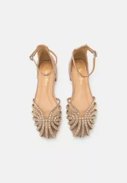 Alma En Pena Ballerina'S Met Enkelbandjes - Beige -Alma En Pena Winkel 200773bd0cf748f59344e1417fce0fa8