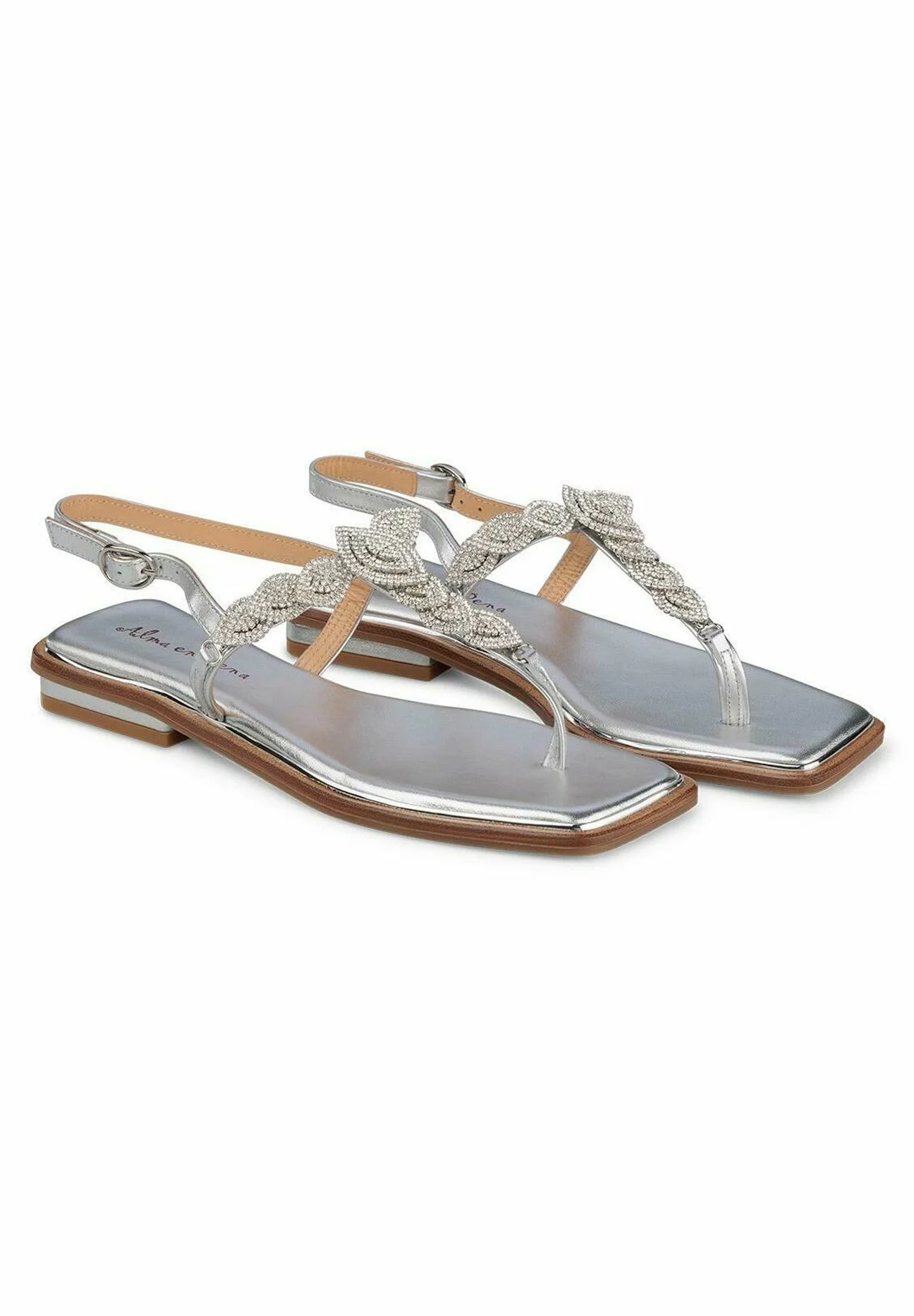 Alma En Pena Tilda - Teensandalen - Plata 4 Alma En Pena Tilda - Teensandalen - Plata - Afbeelding 2