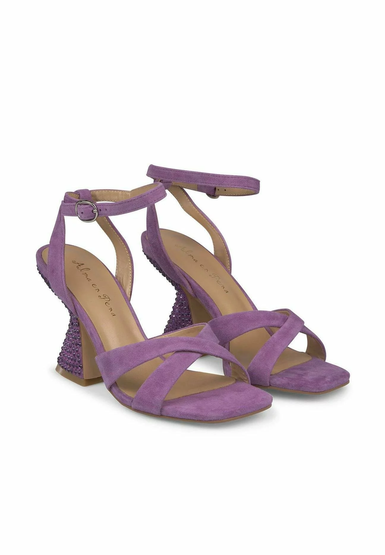 Alma En Pena Basqueland - Sandalen Met Hoge Hak - Morado 4 Alma En Pena Basqueland - Sandalen Met Hoge Hak - Morado - Afbeelding 2