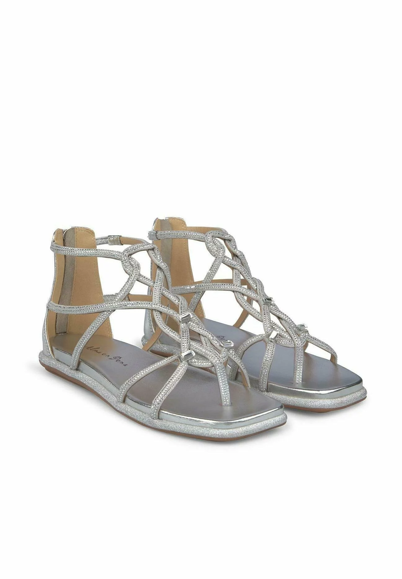 Alma En Pena Almeida - Teensandalen - Plata 4 Alma En Pena Almeida - Teensandalen - Plata - Afbeelding 2