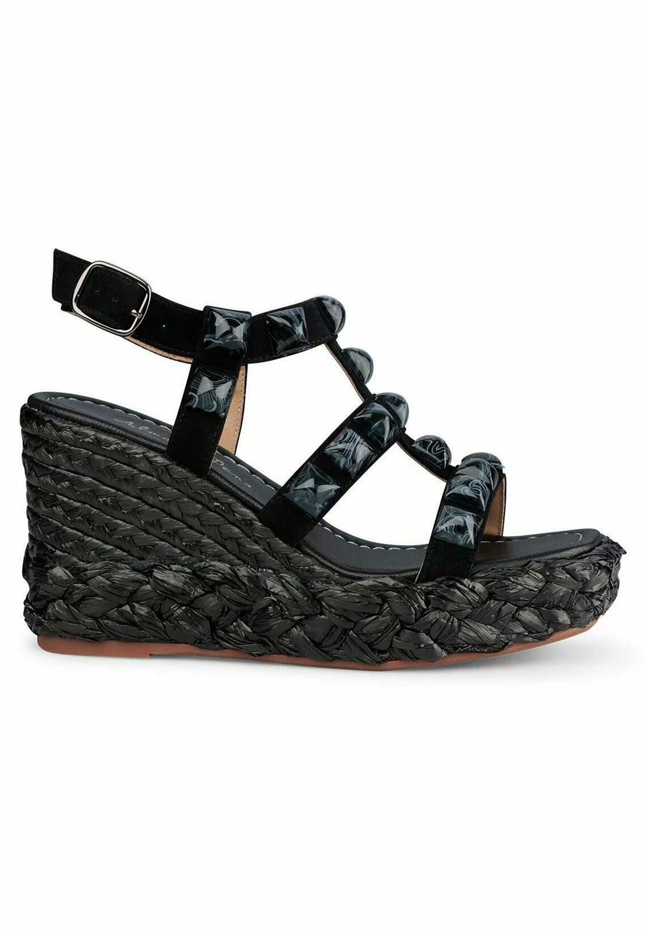 Alma En Pena Bermudez - Sandalen Met Sleehak - Black 3 Alma En Pena Bermudez - Sandalen Met Sleehak - Black