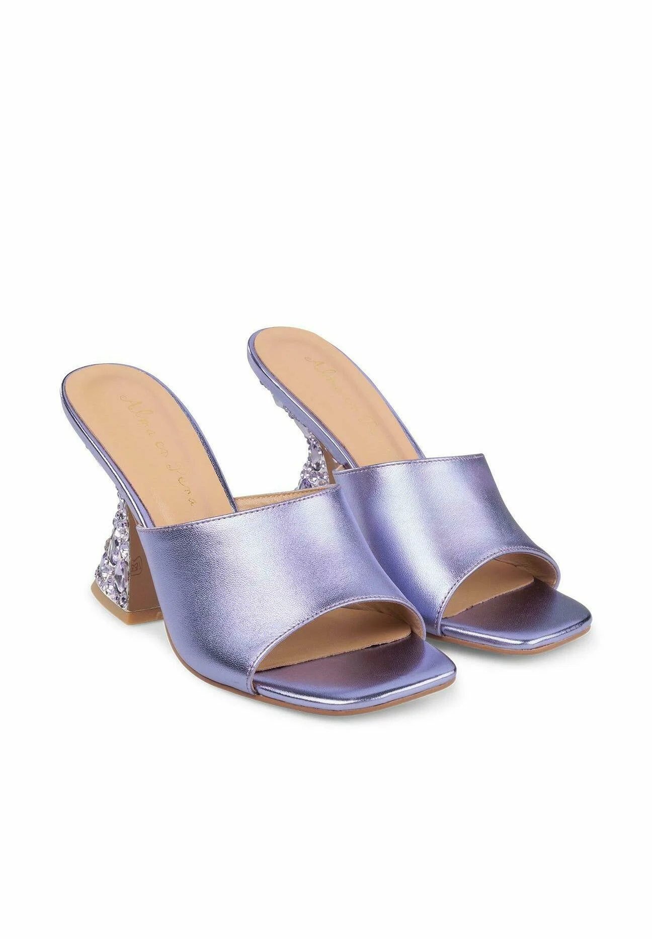 Alma En Pena Brouwerij - Muiltjes Met Hak - Morado 4 Alma En Pena Brouwerij - Muiltjes Met Hak - Morado - Afbeelding 2