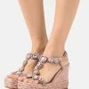 Alma En Pena Sandalen Met Plateauzool - Blush