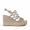 Alma En Pena Dominguez - Sandalen Met Sleehak - Taupe -Alma En Pena Winkel 40633ebc27004952ad19611a5a2bc3d5