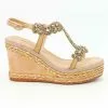 Alma En Pena Osaka - Sandalen Met Sleehak - Sand -Alma En Pena Winkel 44eae7e635a84dee8ac8146017a873ad