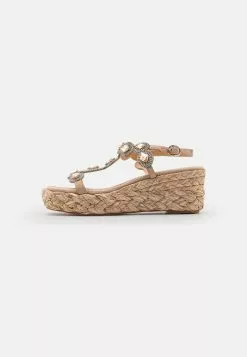 Alma En Pena Sandalen Met Sleehak - Beige -Alma En Pena Winkel 486141889dab4999810711ef8d362942