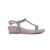 Alma En Pena Alcaraz - Sandalen Met Sleehak - Lila -Alma En Pena Winkel 4a2d81814b7a46c783943c8c3726f6b0