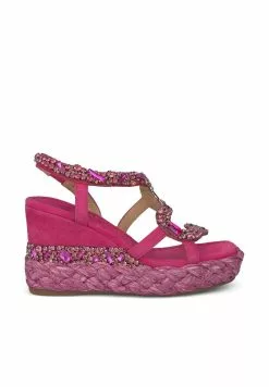 Alma En Pena Vera - Sandalen Met Sleehak - Rosa