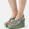 Alma En Pena Sandalen Met Plateauzool - Jade -Alma En Pena Winkel 4fae03c735ef4aac8ce664a1b101c077