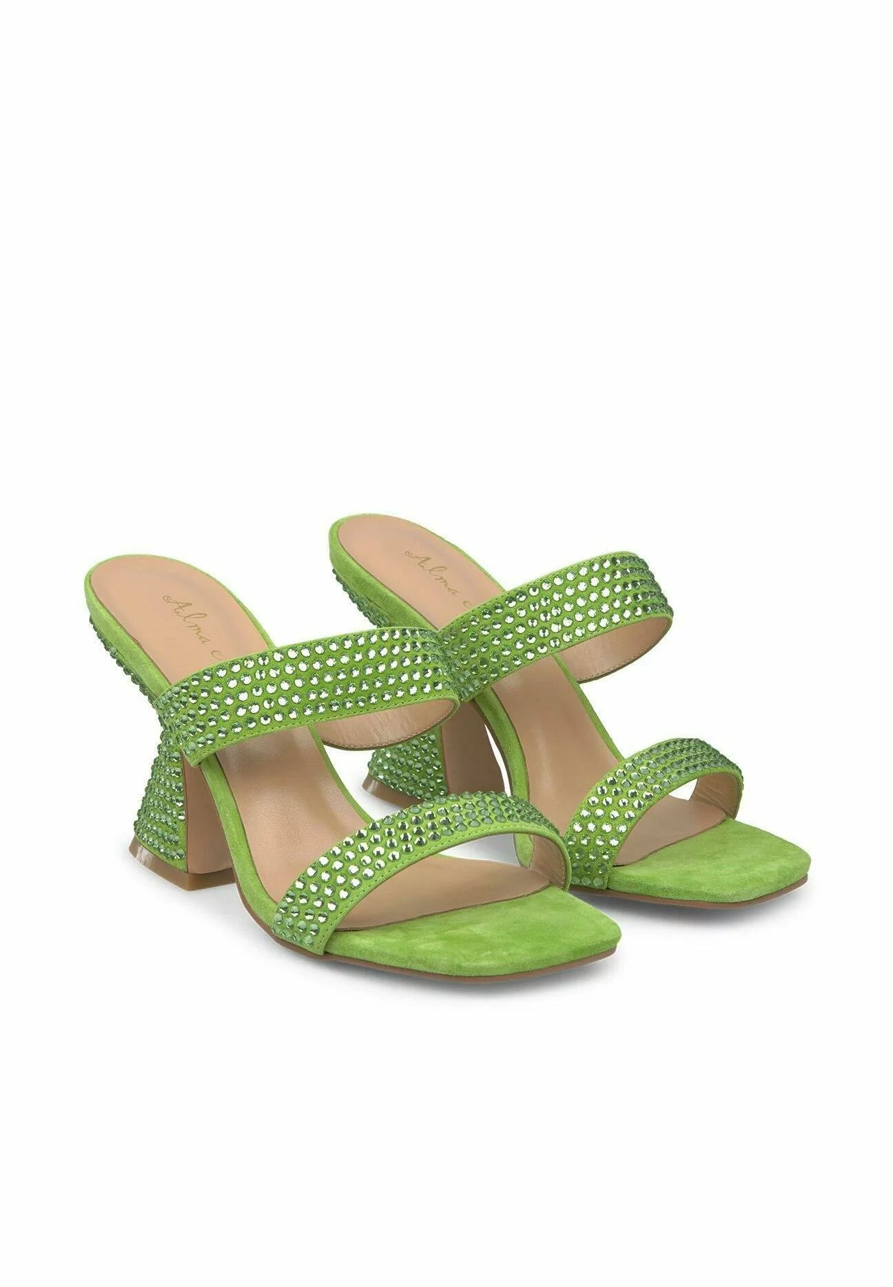 Alma En Pena Bosteels - Muiltjes Met Hak - Verde 4 Alma En Pena Bosteels - Muiltjes Met Hak - Verde - Afbeelding 2