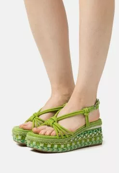 Alma En Pena Espadrilles - Lime