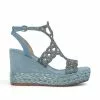 Alma En Pena Hernandez - Sandalen Met Sleehak - Azul