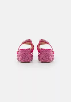 Alma En Pena Sandalen Met Sleehak - Fuxia -Alma En Pena Winkel 658cebcc5593494c8718e02f641adcae