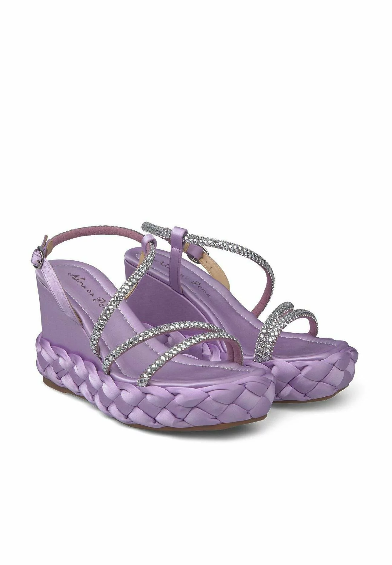 Alma En Pena Sainz - Sandalen Met Plateauzool - Morado 4 Alma En Pena Sainz - Sandalen Met Plateauzool - Morado - Afbeelding 2