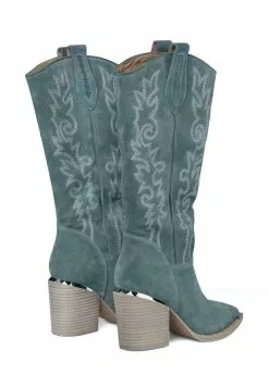 Alma En Pena Cynar - Cowboy-/Bikerlaarzen - Azul Jaspeado -Alma En Pena Winkel 7235eb3c90bc4bc8b3db2077b9d72d78