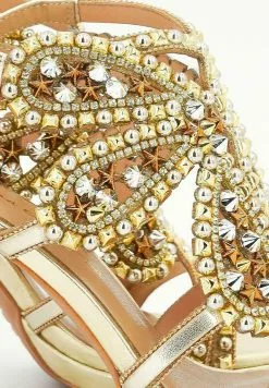 Alma En Pena Burano - Sandalen Met Hoge Hak - Gold -Alma En Pena Winkel 76a8b91dcf234219bedb7d68900bb19d