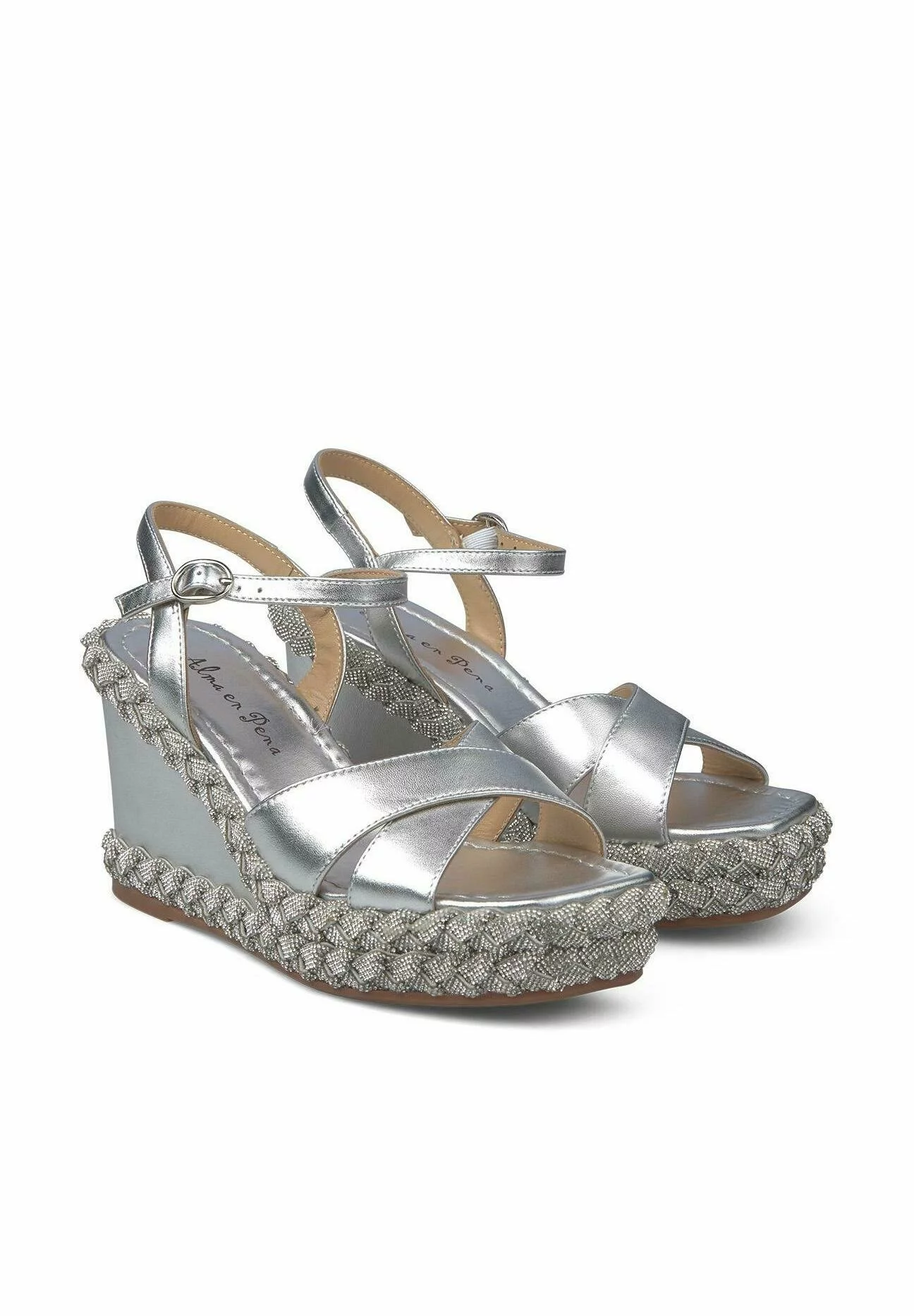 Alma En Pena Forme - Sandalen Met Plateauzool - Plata 4 Alma En Pena Forme - Sandalen Met Plateauzool - Plata - Afbeelding 2