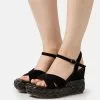 Alma En Pena Sandalen Met Plateauzool - Black -Alma En Pena Winkel 9041fd90f577473695e3311770def761