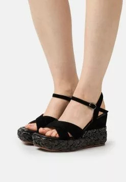 Alma En Pena Sandalen Met Plateauzool - Black