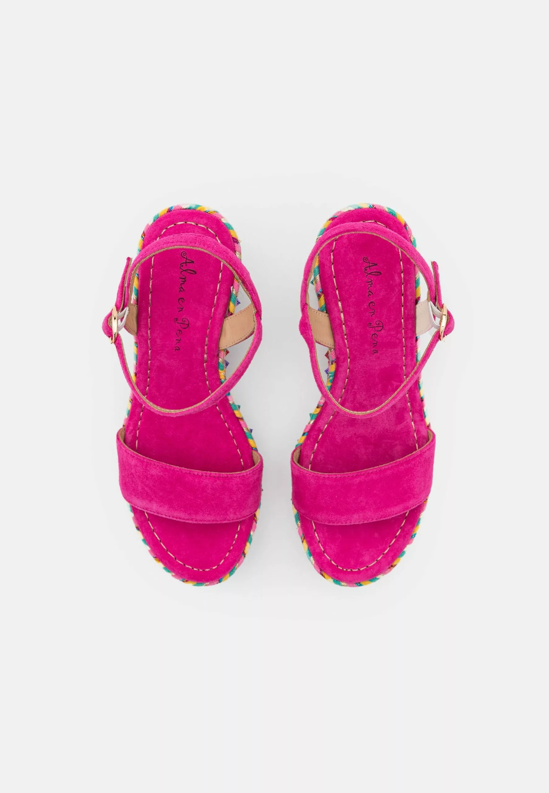 Alma En Pena Sandalen Met Plateauzool - Fuxia 8 Alma En Pena Sandalen Met Plateauzool - Fuxia - Afbeelding 6