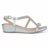 Alma En Pena Cara - Sandalen Met Sleehak - Plata -Alma En Pena Winkel 91d75cd5988f4b25a4e9e30fb963aed2