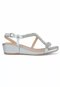 Alma En Pena Cara - Sandalen Met Sleehak - Plata