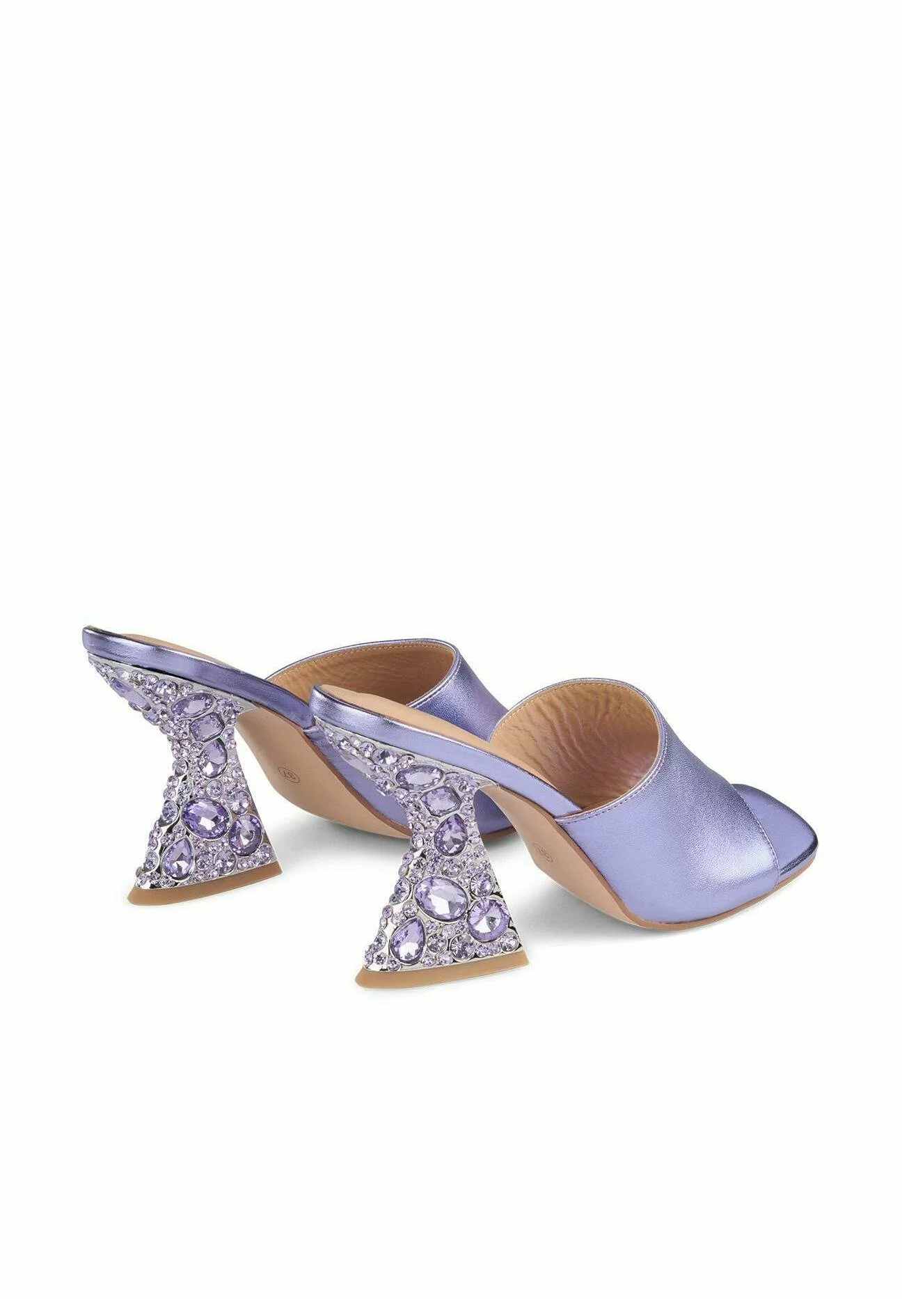 Alma En Pena Brouwerij - Muiltjes Met Hak - Morado 5 Alma En Pena Brouwerij - Muiltjes Met Hak - Morado - Afbeelding 3