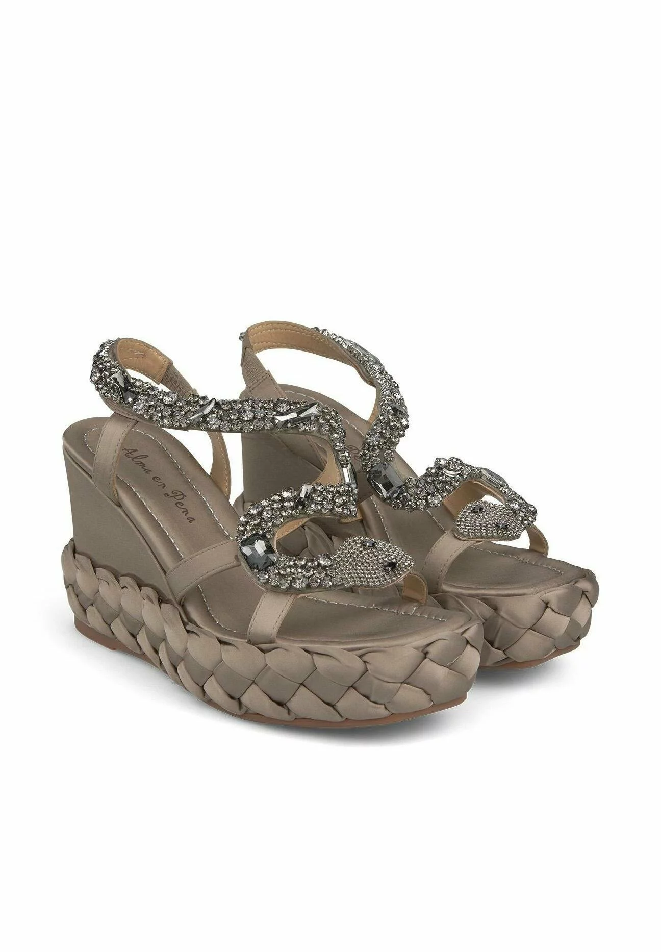 Alma En Pena Osinaga - Sandalen Met Plateauzool - Plata 4 Alma En Pena Osinaga - Sandalen Met Plateauzool - Plata - Afbeelding 2