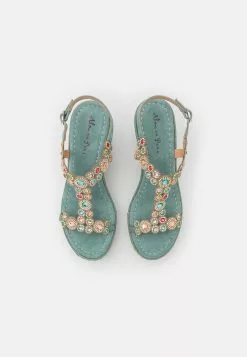 Alma En Pena Sandalen Met Plateauzool - Mint -Alma En Pena Winkel 9b45c0ac14e045229e659ca9a44579d4