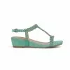 Alma En Pena Alcaraz - Sandalen Met Sleehak - Verde -Alma En Pena Winkel 9f8e68e5040b4ead952a14c37989ce54