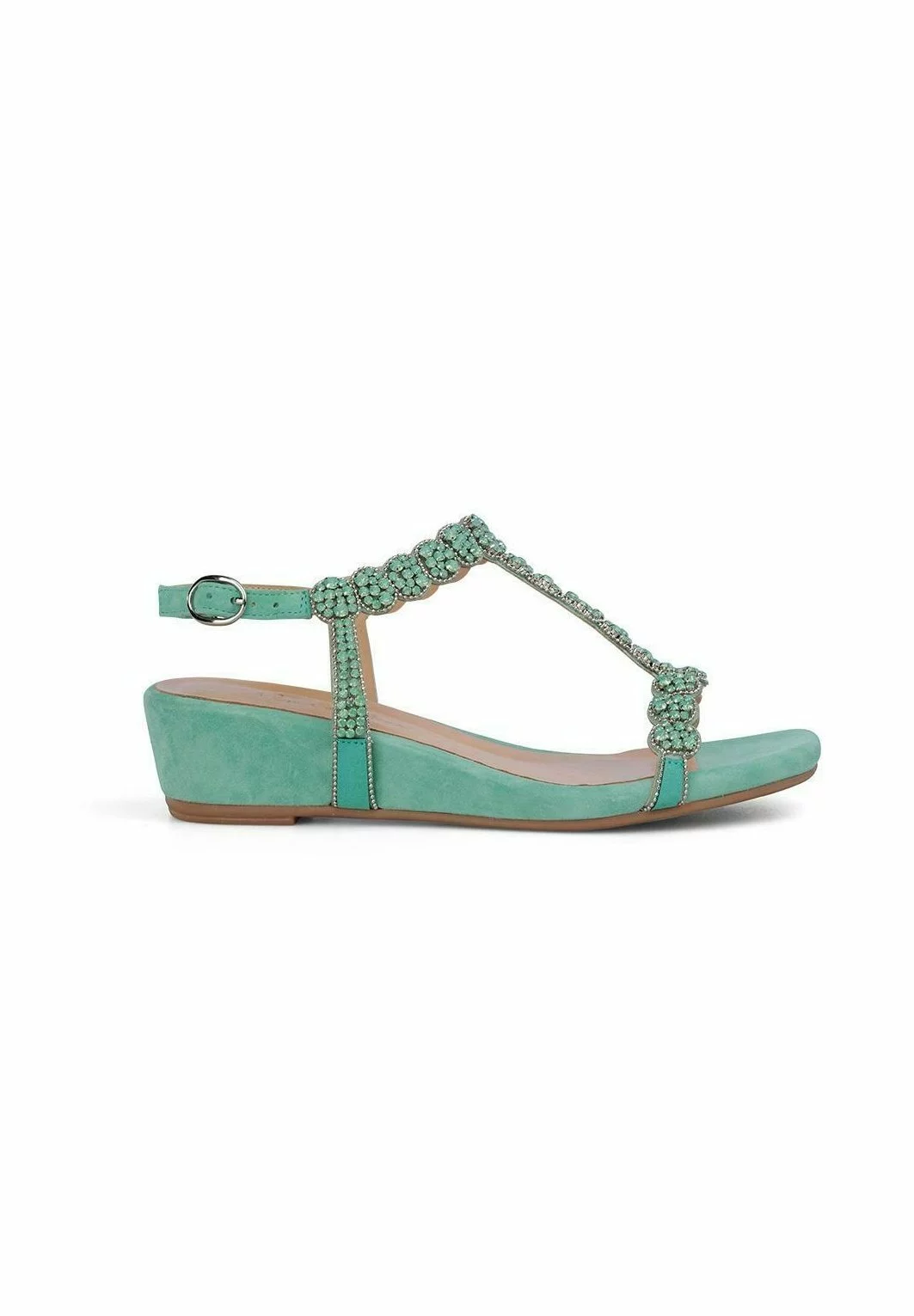 Alma En Pena Alcaraz - Sandalen Met Sleehak - Verde 3 Alma En Pena Alcaraz - Sandalen Met Sleehak - Verde