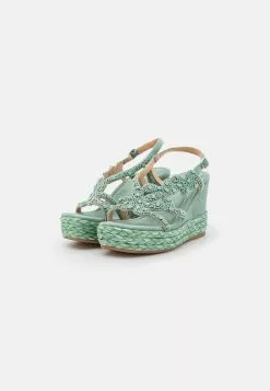 Alma En Pena Sandalen Met Plateauzool - Jade -Alma En Pena Winkel a02056e2bf04481db08fdadb82910993