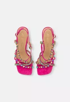 Alma En Pena Sandalen Met Hoge Hak - Fuxia -Alma En Pena Winkel a85128fe46ae463494fda9e208fee8c9