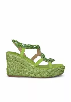 Alma En Pena Ibañez - Sandalen Met Sleehak - Verde