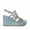 Alma En Pena Dominguez - Sandalen Met Sleehak - Blau -Alma En Pena Winkel af244bd144654eb6bd9b9fcf4f6863ae