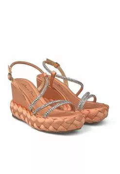 Alma En Pena Sainz - Sandalen Met Plateauzool - Naranja -Alma En Pena Winkel b765190e764e4f43b6edfcd515fb4a40