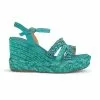 Alma En Pena Ruiz - Sandalen Met Sleehak - Azul -Alma En Pena Winkel b7fa0734e4384838a04f61d38269b073