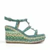 Alma En Pena Zavala - Sandalen Met Sleehak - Verde Claro 2 Alma En Pena Zavala - Sandalen Met Sleehak - Verde Claro -Alma En Pena Winkel c1f47d9ff540468e99abd5bb5da22e31