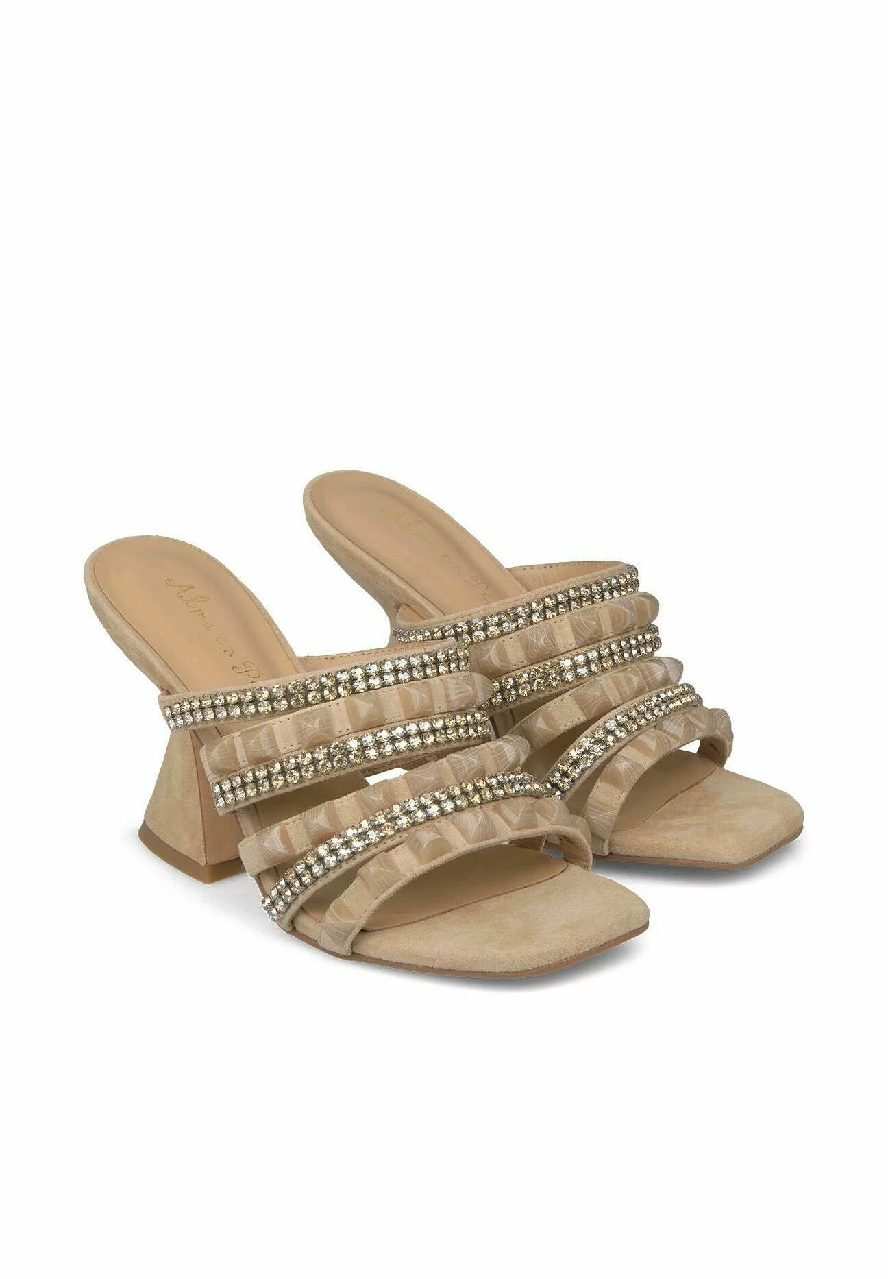 Alma En Pena Brasserie - Muiltjes Met Hak - Arena 4 Alma En Pena Brasserie - Muiltjes Met Hak - Arena - Afbeelding 2