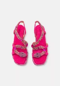 Alma En Pena Sandalen Met Sleehak - Fuxia -Alma En Pena Winkel c395d76de4034433921c70618959994b
