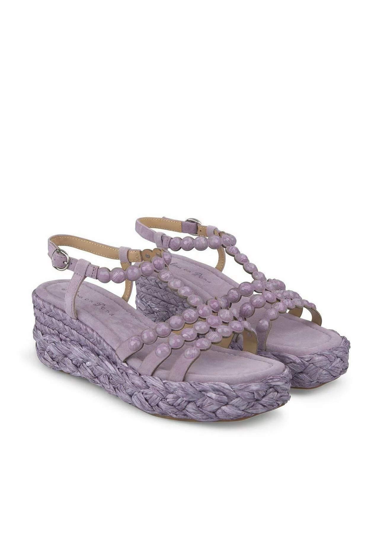 Alma En Pena Sandalen Met Sleehak - Morado 4 Alma En Pena Sandalen Met Sleehak - Morado - Afbeelding 2