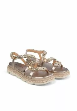 Alma En Pena Lippan - Sandalen Met Plateauzool - Bronce -Alma En Pena Winkel cda4dbc467e74204bccfce3a1df4c059