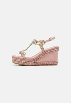 Alma En Pena Sandalen Met Plateauzool - Old Pink