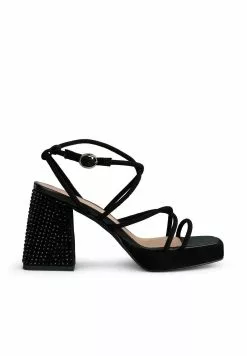 Alma En Pena Gulden - Sandalen Met Plateauzool - Black